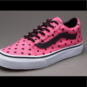Pink polka dot old school VANs